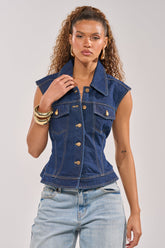 BIRDIE DENIM VEST