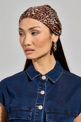 CHEETAH ANIMAL HEAD SCARF