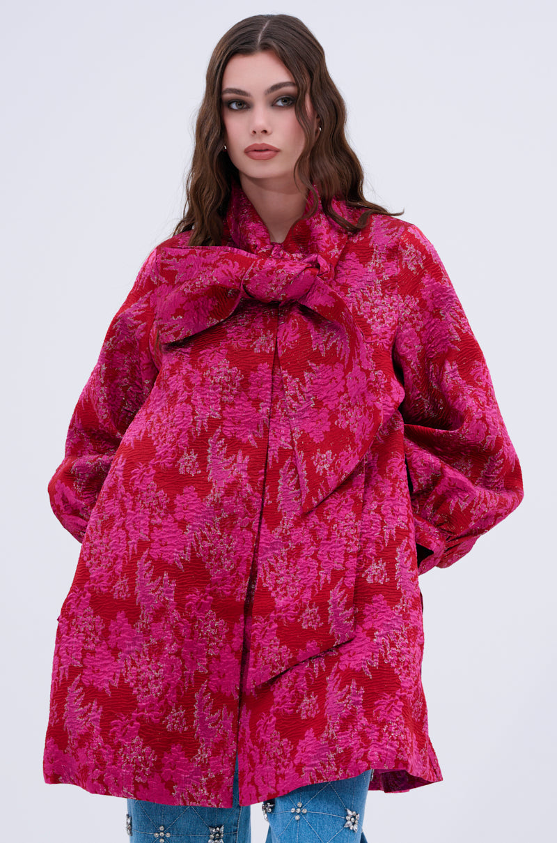 AMALIA TIE NECK TRENCH