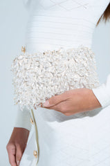 CRYSTAL CLEAR DRIPPY CLUTCH