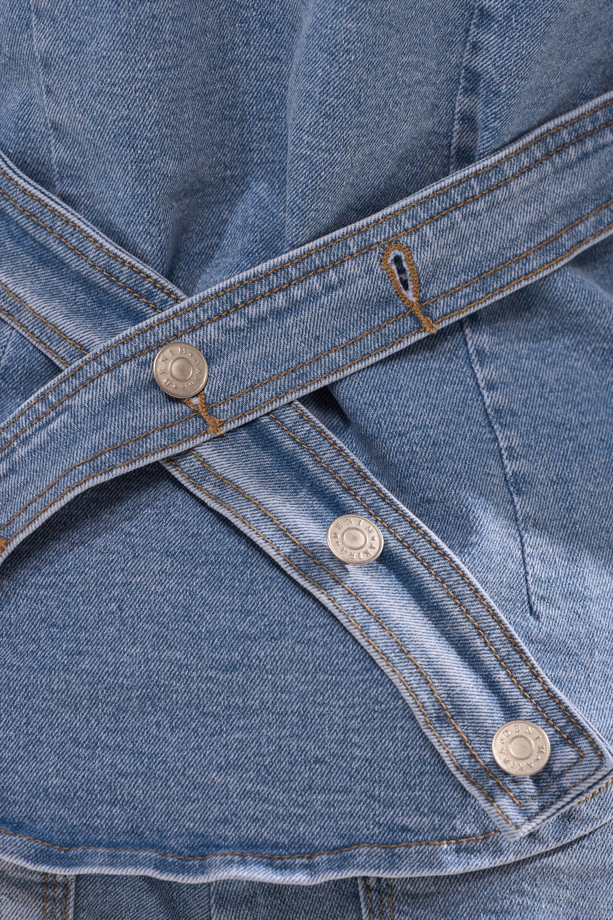 ROCK MY WORLD DENIM BUTTON DOWN