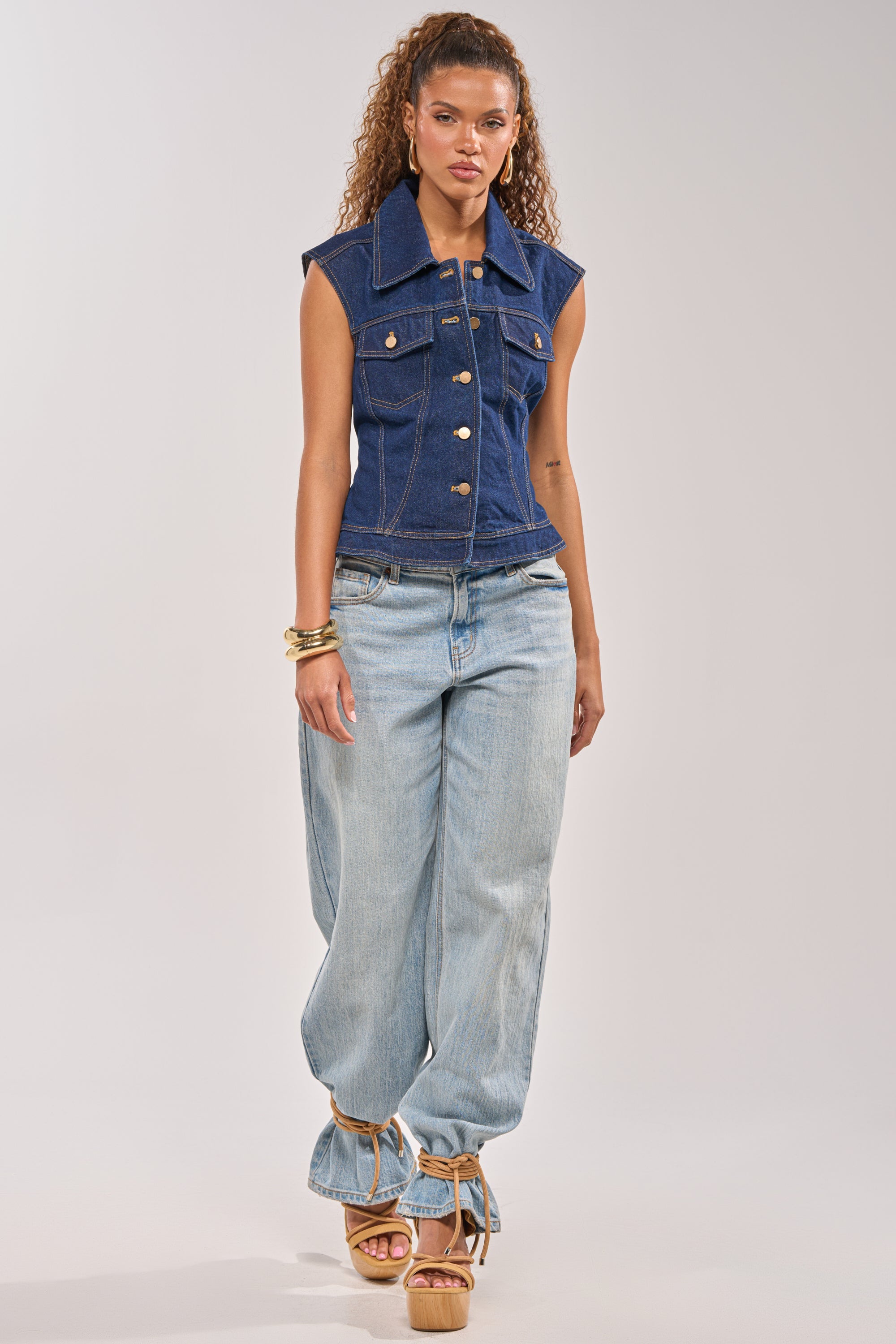 BIRDIE DENIM VEST