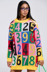 QUICK ONE TWO THREE SWEATER DRESS