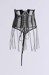 CRYSTALIZING BLING UNDERBUST BELT