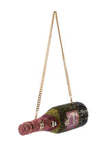 AKIRA BIRTHDAY POP CHAMPAGNE RHINESTONE PURSE