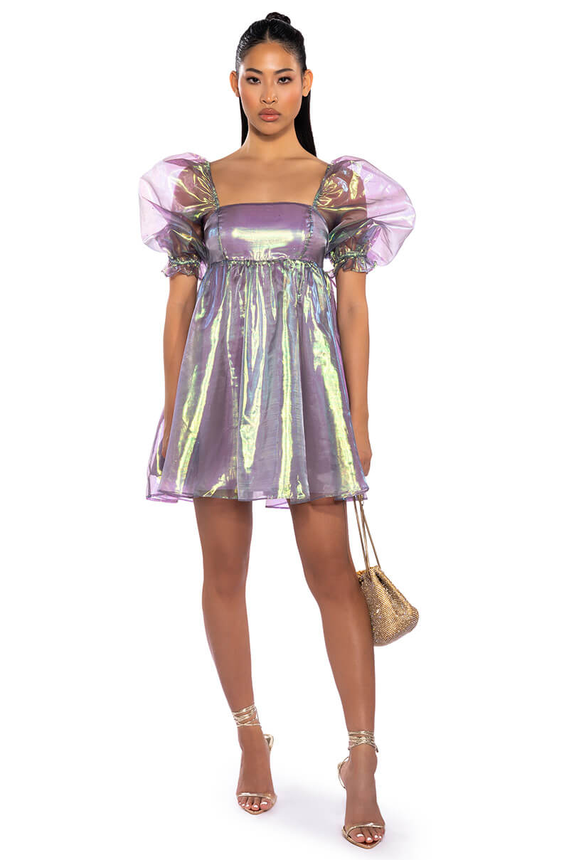 ANOTHER DREAM FLOUNCE MINI DRESS