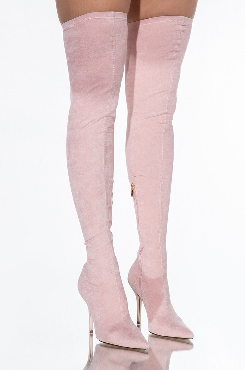 AZALEA WANG YOUR FRIENDS ARE TAKING YOU OUT BOOT IN PINK