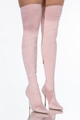 AZALEA WANG YOUR FRIENDS ARE TAKING YOU OUT BOOT IN PINK