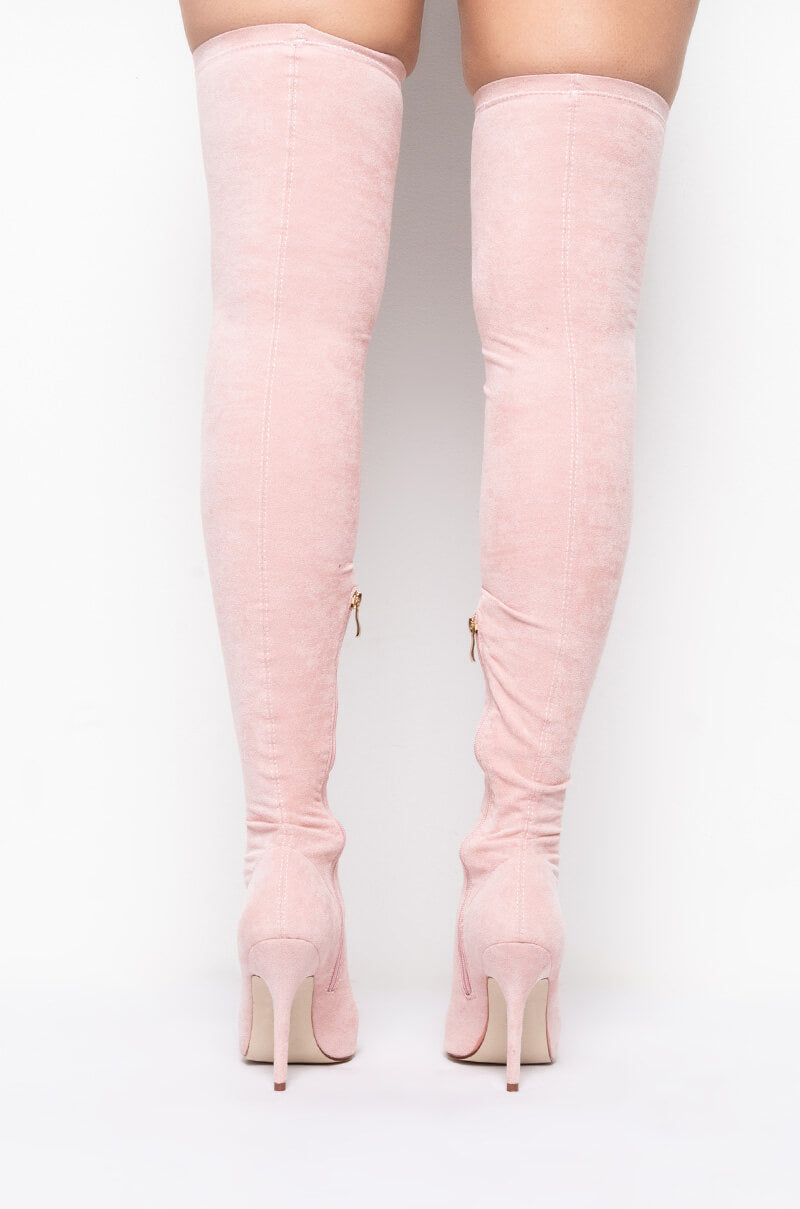 AZALEA WANG YOUR FRIENDS ARE TAKING YOU OUT BOOT IN PINK