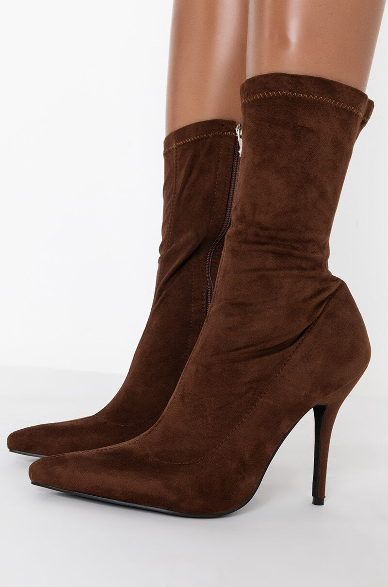 AZALEA WANG YOURE IN THE MOOD FOR A DANCE BOOTIE IN BROWN