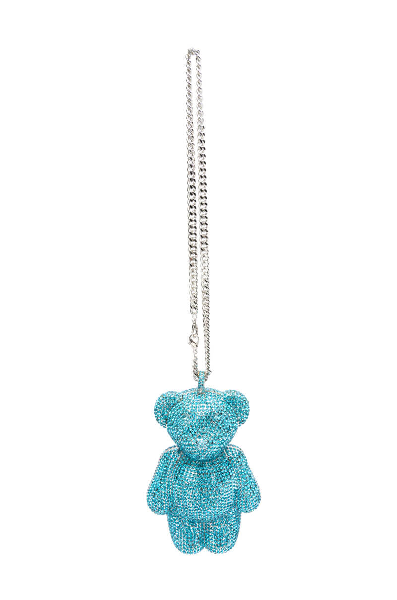 BEARRY CUTE RHINESTONE CLUTCH