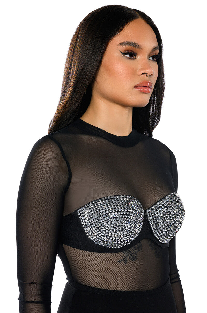 BEDAZZLE SUPPORT BRA C CUP
