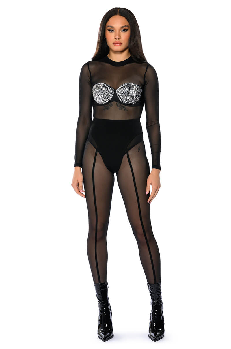 BEDAZZLE SUPPORT BRA C CUP