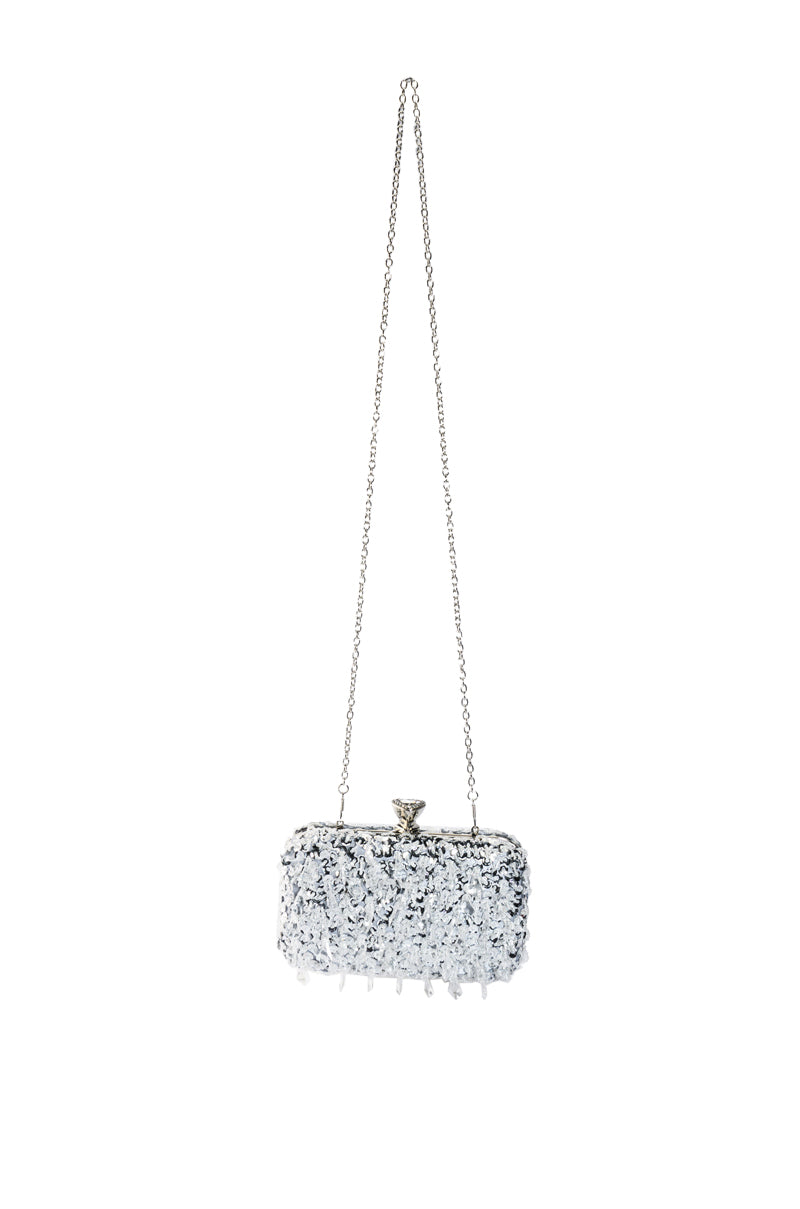 BELLE OF THE BALL EMBELLISHED CLUTCH