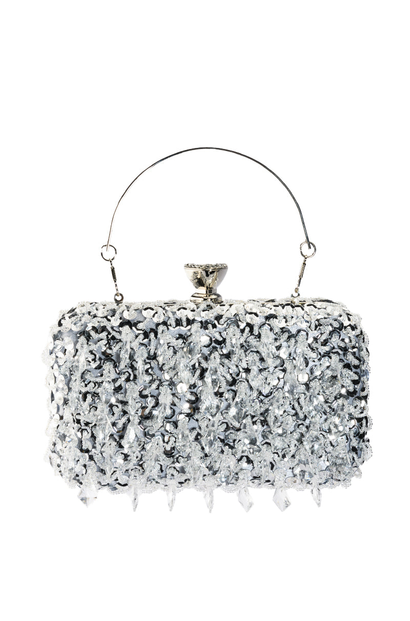 BELLE OF THE BALL EMBELLISHED CLUTCH