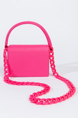 BEST FRIEND ACRYLIC CHAIN PURSE