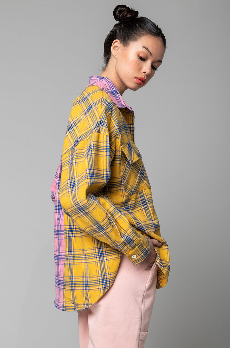 BEST OF ME LONG SLEEVE BUTTON UP