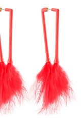 BETTER IN RED EARRING