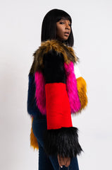 BETTER THAN EVER MULTI FUR COAT