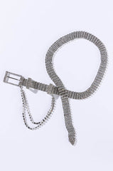 BLINDING LIGHTS RHINESTONE BELT