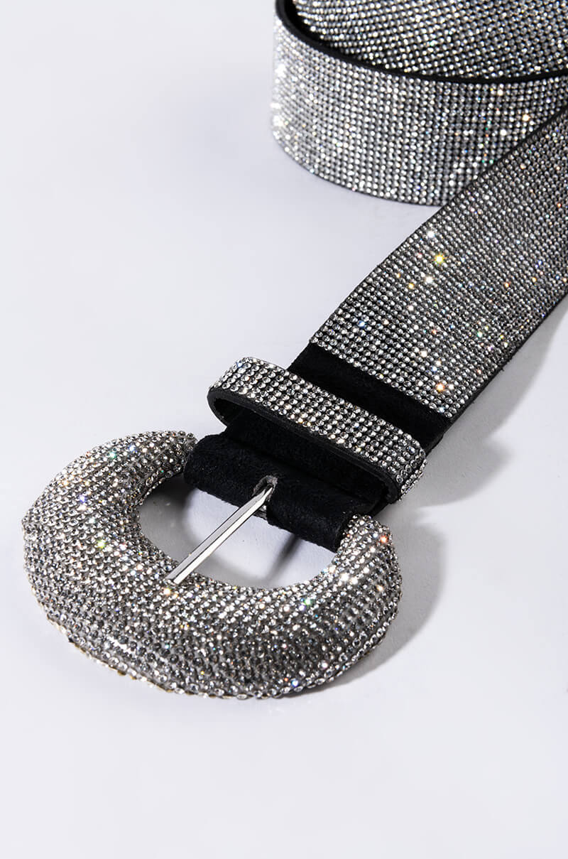 BLINDING LIGHTS RHINESTONE BELT