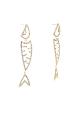 BLING FISHIN EARRING IN GOLD