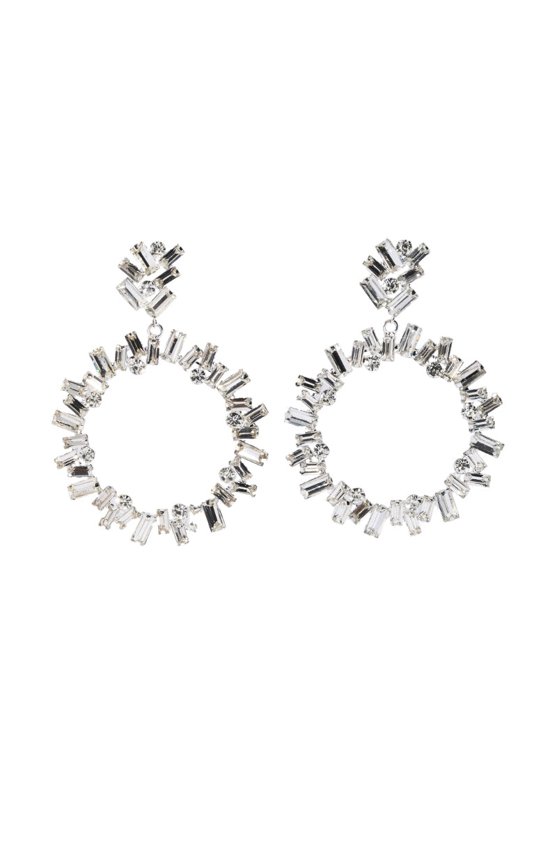 BLING IT ON EARRING IN SILVER