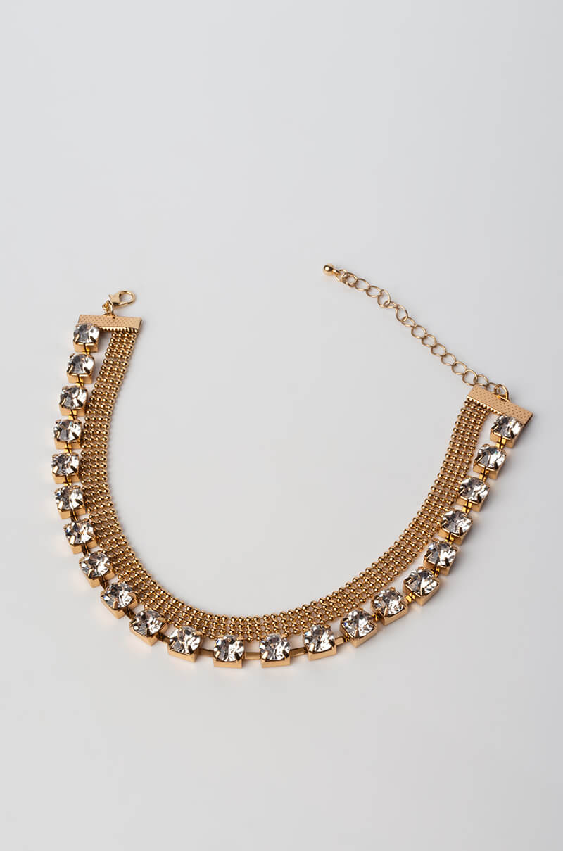 BLING IT ON RHINESTONE NECKLACE SET