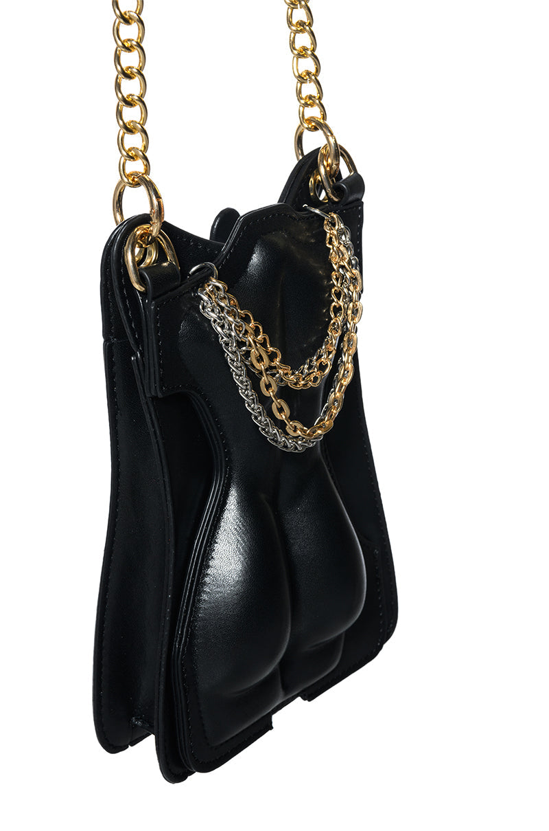 BOOTYLICIOUS DRAPED CHAIN PHONE HOLDER