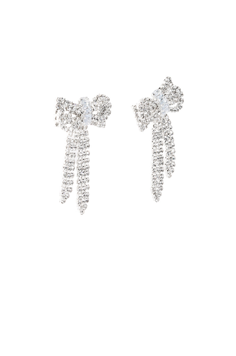 BOW ME EARRING IN SILVER