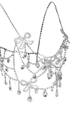 BOWS ON BOWS BLING BODY CHAIN