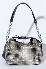 DIRTY SOUTH RHINESTONE POUCH BAG