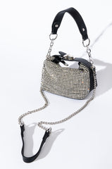 DIRTY SOUTH RHINESTONE POUCH BAG
