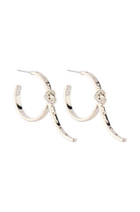 BUCKLE UP HOOP EARRING