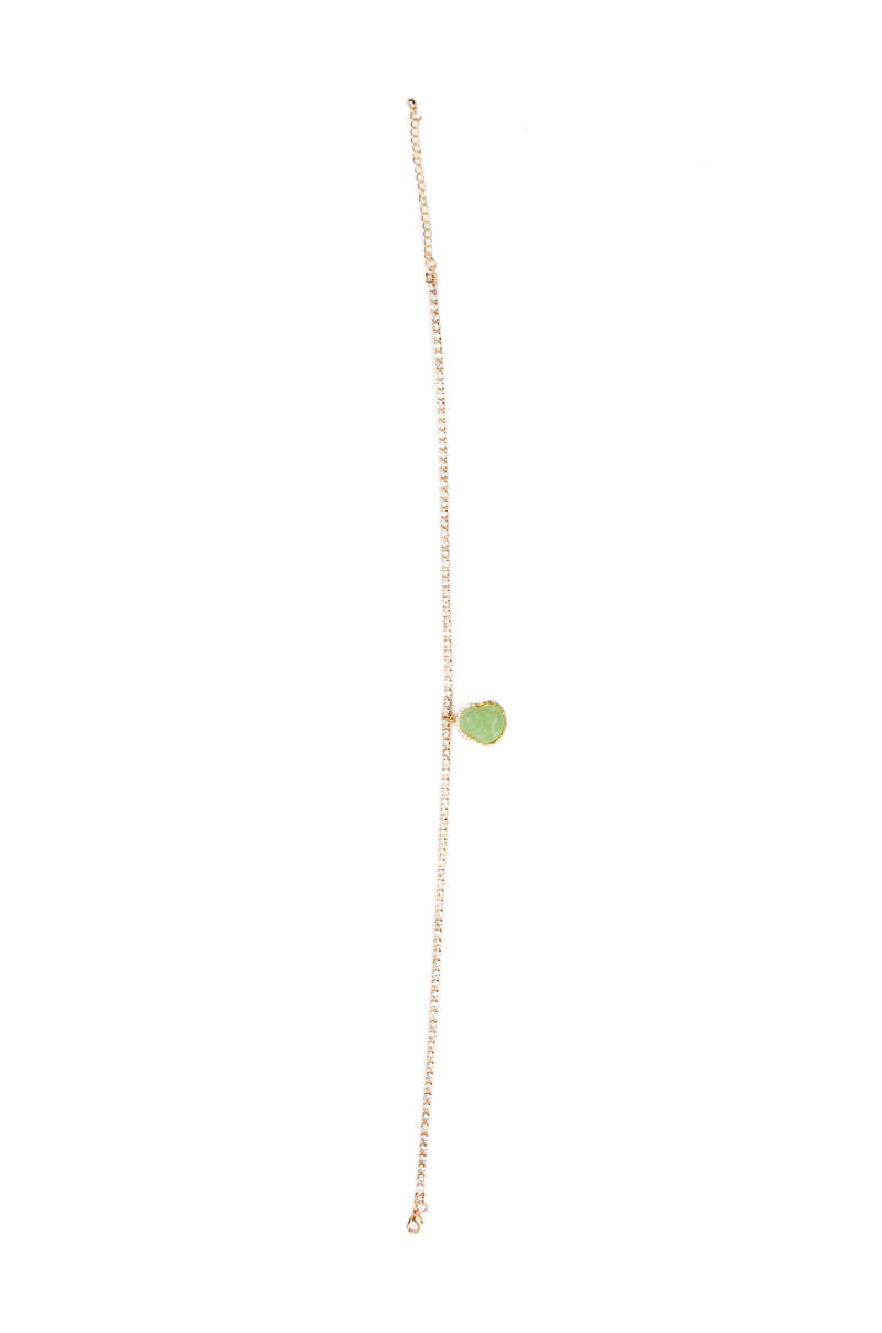 BUDDHA BABE RHINESTONE PENDANT NECKLACE
