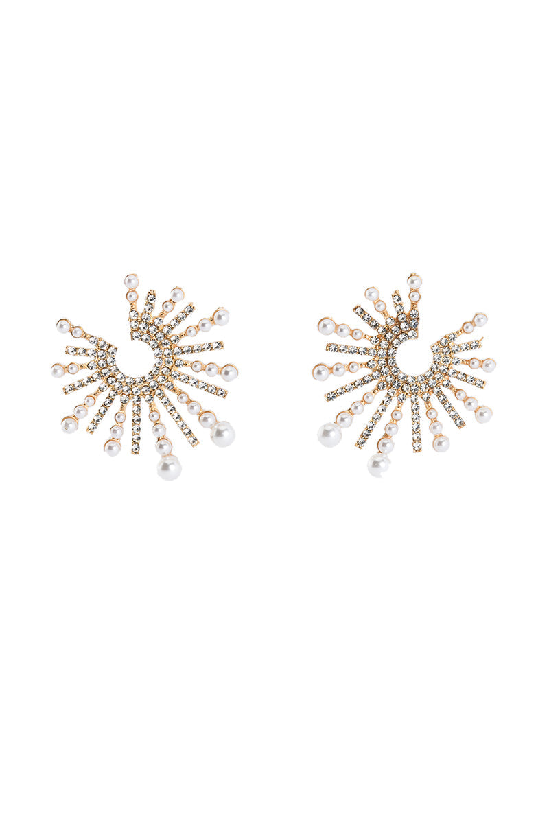 BURST YOUR BUBBLE PEARL STATEMENT STUDS