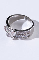 BUTTERFLY BAND RING