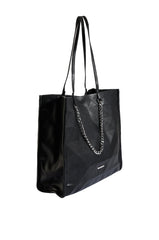 BUZZING BLACK TOTE BAG