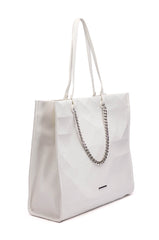 BUZZING WHITE TOTE BAG