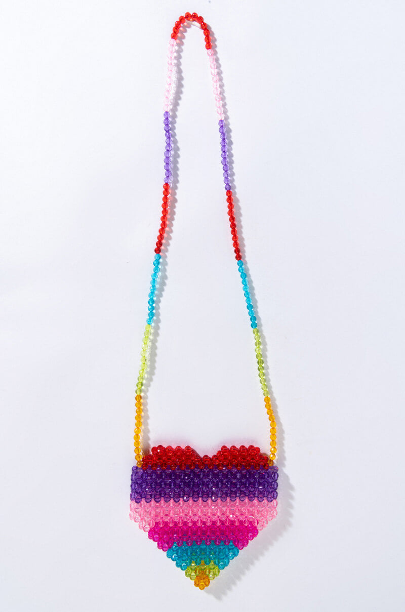 CANDY HEART BEAD BAG