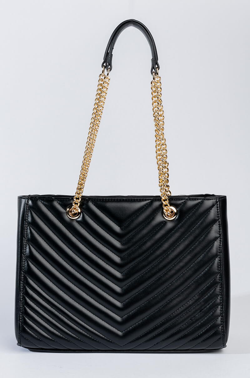 CASH IT OUT LARGE BLACK PURSE