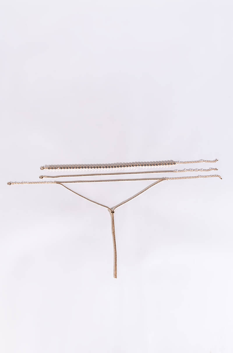 CECE ICY LARIAT CHOKER