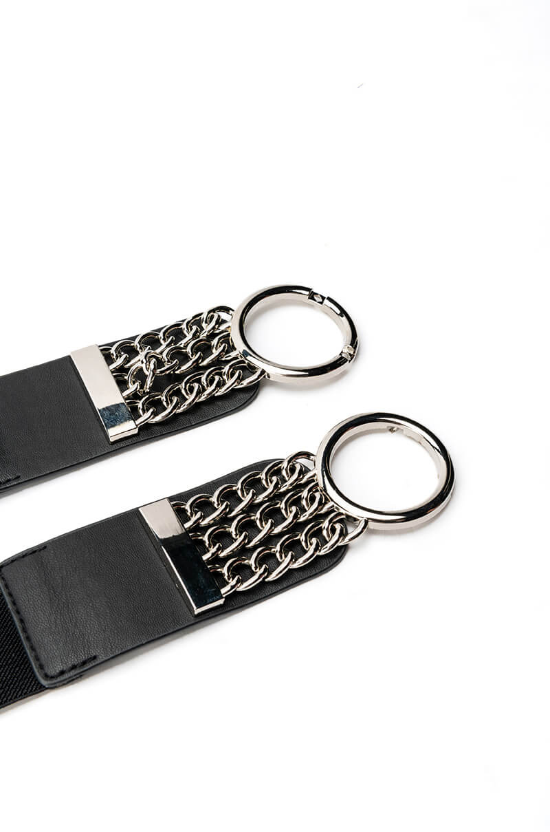 CELEBRATION CHAIN DETAIL STRETCH BELT