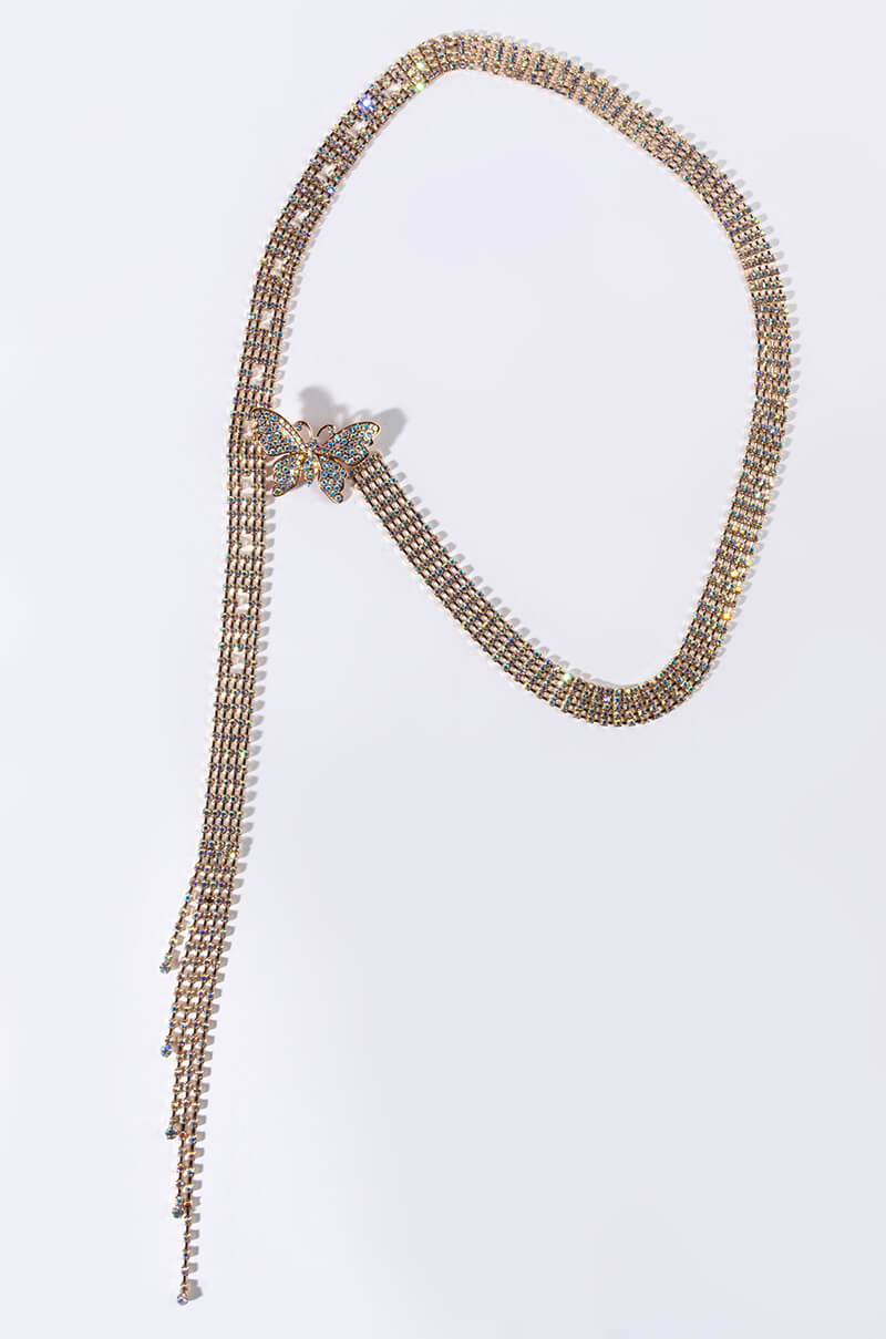 CHARMED RHINESTONE BELT