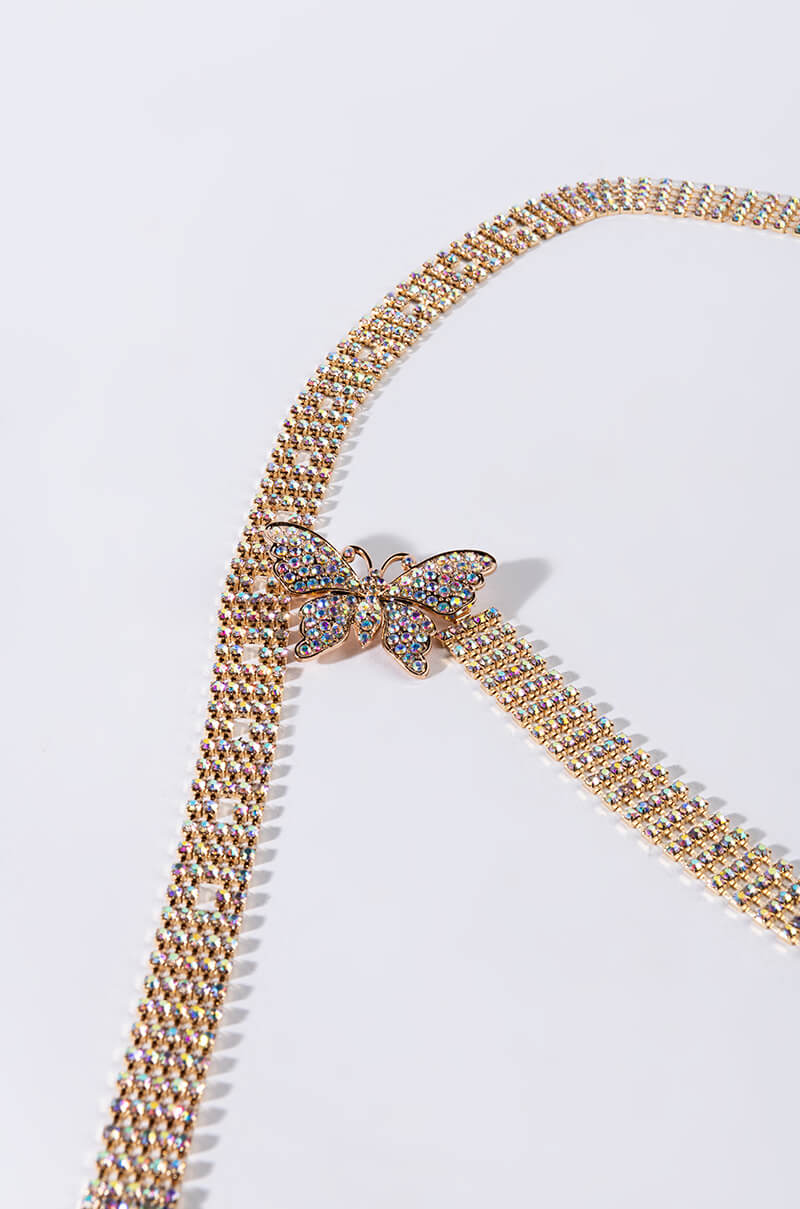 CHARMED RHINESTONE BELT