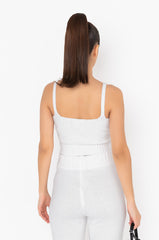 CHILLIN AF COZY TANK IVORY