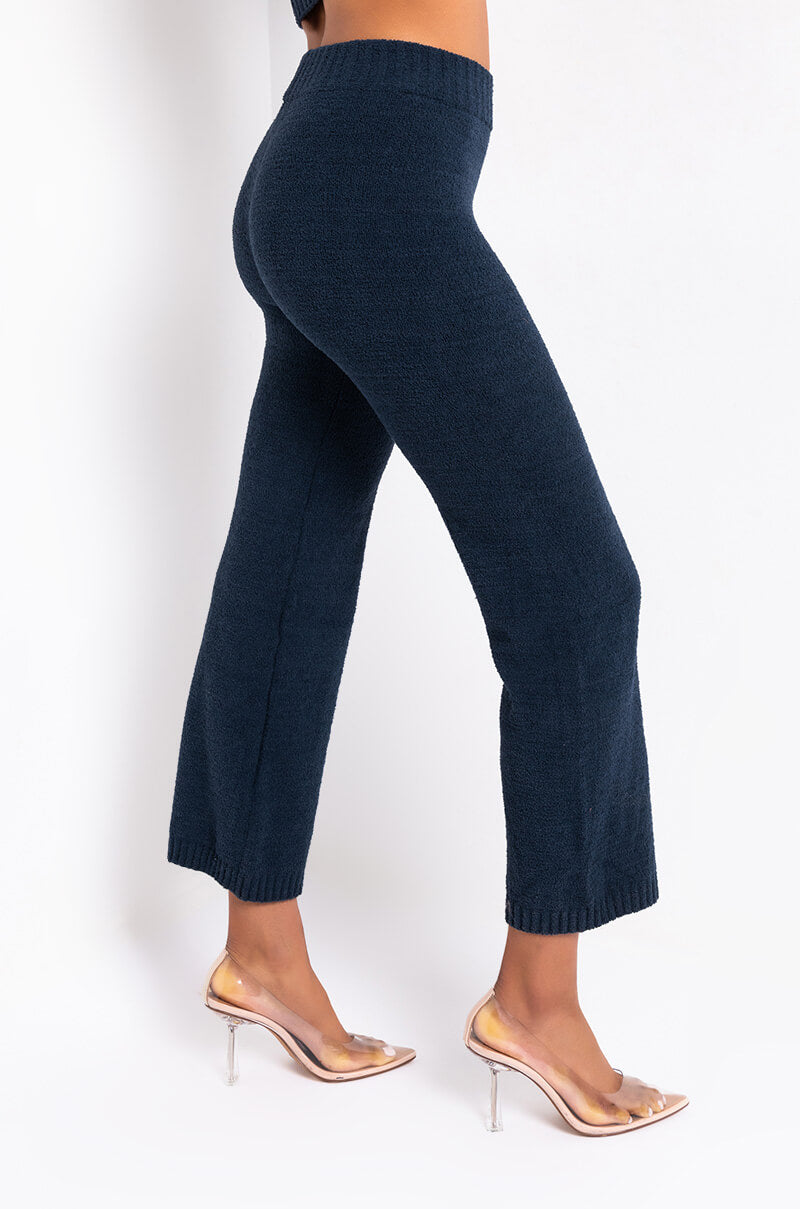 CHILLIN AF COZY WIDE LEG PANT GREY