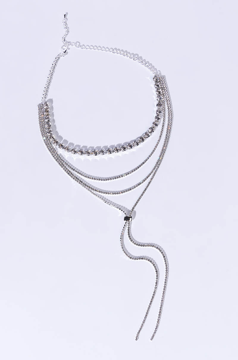 CHOKER RHINESTONE LARIAT