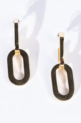 CHUCNKY CHAIN DANGLE EARRINGS