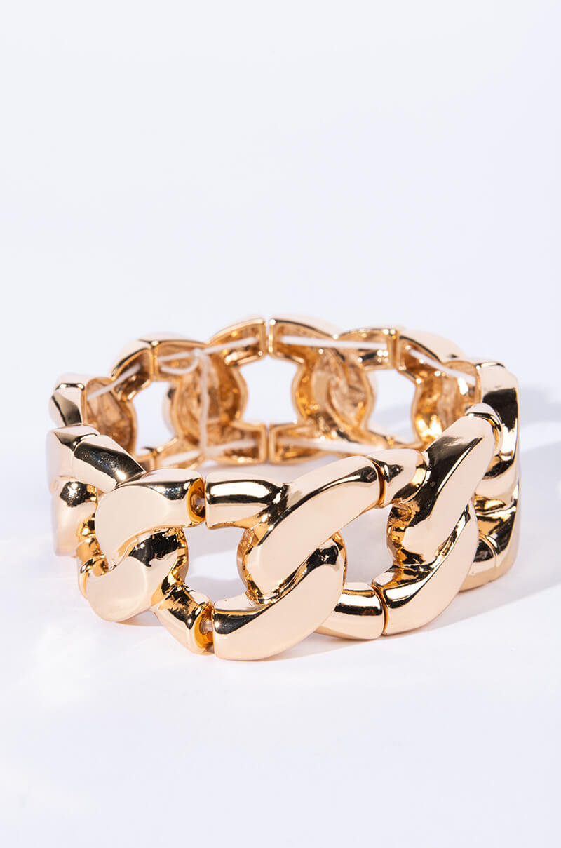 CHUNKY CHAIN STRETCH BRACELET